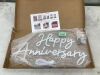 Happy Anniversary Neon Sign for Wall Decor,Happy Anniversary 21.7*9.7 inches Led Neon Sign,Neon Happy Anniversary sign perfect for Children's Birthday Decoration,Party,Room,Birthday Party,Anniversary,Bedroom,Garden,Christmas,Pub Bar Decoration - Thumbnail 2