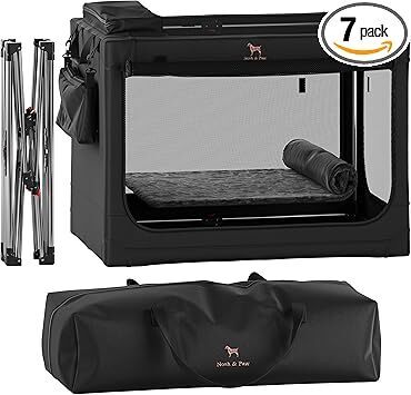 Noah & Paw Collapsible Dog Crate 36 Inches, XL Dog Crate - Lot 3318