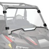 Front Full Windshield with 4 Black Clamps for Polaris RZR - Thumbnail 1