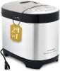 KITCHENARM 29-in-1 SMART Bread Machine with Gluten Free Setting 2LB 1.5LB 1LB Bread Maker Machine with Homemade Cycle - Stainless Steel Breadmaker with Recipes Whole Wheat Bread Making Machine - Thumbnail 1