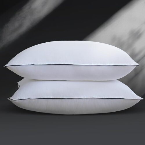 Set of 2 Bed pillows -standard size - Lot 3349