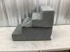EHEYCIGA Dog Stairs for Bed 18" H, 4-Step Dog Steps for High Bed, Pet Steps for Small Dogs and Cats, Non-Slip Balanced Pet Ramp Indoor, Grey - Thumbnail 2