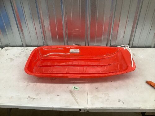 Red Snow Sled - Lot 3545