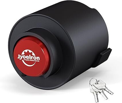 Trailer Lock Fits 2 5/16 Inch Coupler, Upgrade Anti Theft Heavy-Duty Steel Trailer Hitch Locks, Camper Accessories for RV, Trailer, Boat, Pickup - Lot 3565