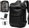 Vortex Vacuum Seal Travel Backpack 60L Expandable Air Compression System Water Resistant TSA Lock Carry-On Suitcase Luggage Black AERO - Vacuum Pump Included - Thumbnail 1