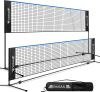 BAGAIL Badminton Net, Foldable Nylon Net, Adjustable Stand and Portable Carry Bag, Easy to Assemble or Disassemble, Ideal Recreational Sports Net for Tennis, Badminton - Thumbnail 1