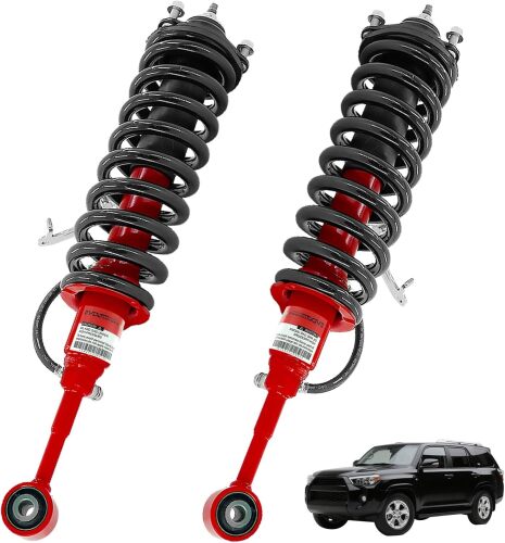 Front Struts Shock Absorber Assembly w/Coil Springs for Toyota 4Runner Limited 4WD 2010-2024 4.0L V6 48520-80232 48520-35390 48510-80499 48510-35370 - Lot 3473