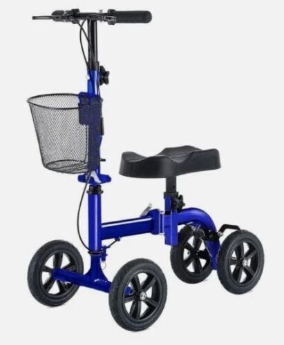 RinKmo Knee Walker Scooter, Blue - Lot 3483