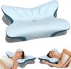Cervical Pillow for Neck Pain Relief - Ergonomic Neck Pillow for Sleeping Contour Memory Foam Pillows with Cooling Pillowcase, Orthopedic Bed Pillow for Side Back Stomach Sleepers - Thumbnail 1