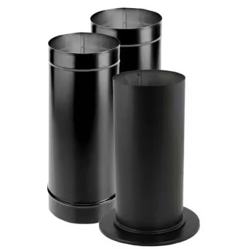 DuraVent DuraBlack Stove Pipe 6in. Diameter Stovepipe Kit - Lot 134JF