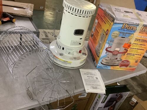 DuraHeat Portable Convection Kerosene Heater Provides 23,800 Btu's of Warmth - Lot 138JF