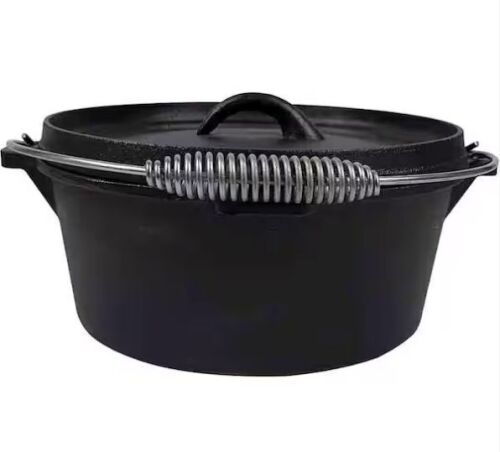 BBQ Dragon Heavy-Duty Cast Iron Dutch Oven Designed for Grills and Outdoor Cooking - Lot 140JF