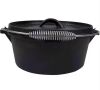 BBQ Dragon Heavy-Duty Cast Iron Dutch Oven Designed for Grills and Outdoor Cooking - Thumbnail 1