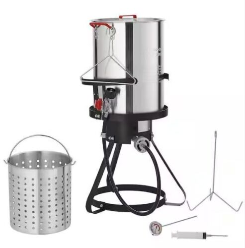 VEVOR Outdoor Aluminum Turkey Deep Fryer 30 qt. - Lot 228JF
