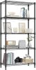 5 Tier Metal Storage Shelves, 13.8" D x 29.5" W x 59.5" H - Thumbnail 1