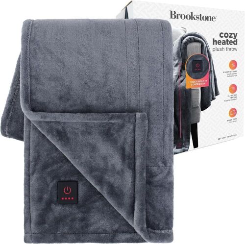 Brookstone Heated Throw Blanket - Lot 451