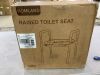 HOMLAND Raised Toilet Seat with Handles - Thumbnail 2