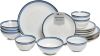 Sango Siterra Santorini 16-Piece Stoneware Dinnerware Set for 4 - Thumbnail 1