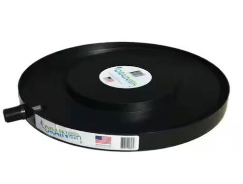 Lot of (3) 22 in. Dia Black Plastic Plant Drain Tray - Lot 636JF