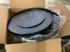Lot of (3) 22 in. Dia Black Plastic Plant Drain Tray - Thumbnail 2