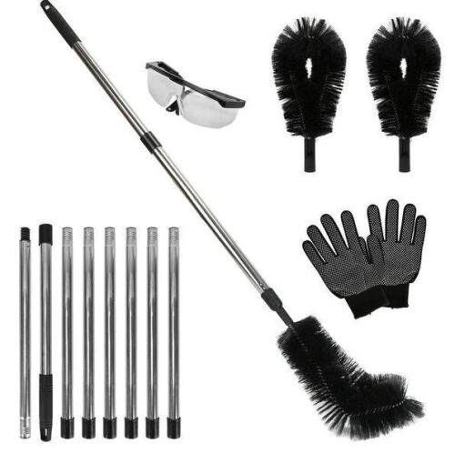 11.5FT Gutter Cleaning Brush With Telescoping Handle - Lot 722JF