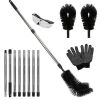 11.5FT Gutter Cleaning Brush With Telescoping Handle - Thumbnail 1