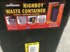 Lot of (2) United Solutions 23 Gal. Black Highboy Waste Container - Thumbnail 5