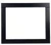 Modern Ember Uptown 28 in. Electric Fireplace Insert Trim Kit Only, 3-inch width, Black Metal Trim - Thumbnail 1