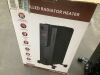 Konwin 1500-Watt Black Indoor Electric Oil-Filled Radiator Convection Radiant Space Heater with Remote Control - Thumbnail 4