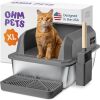 Non-Stick Extra Large Stainless Steel Litter Box - Thumbnail 1