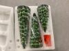 Set of 3 Pre-Lit Ceramic Tabletop Christmas Trees - Thumbnail 2