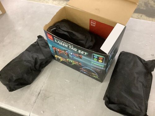 Set of 4 Rechargeable Laser Tag Blasters w/ Docking Station, No Vests Needed - Lot 385