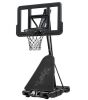Adjustable 4.4-10ft Basketball Hoop, w/ Shatterproof Backboard, Ball Return - Thumbnail 1