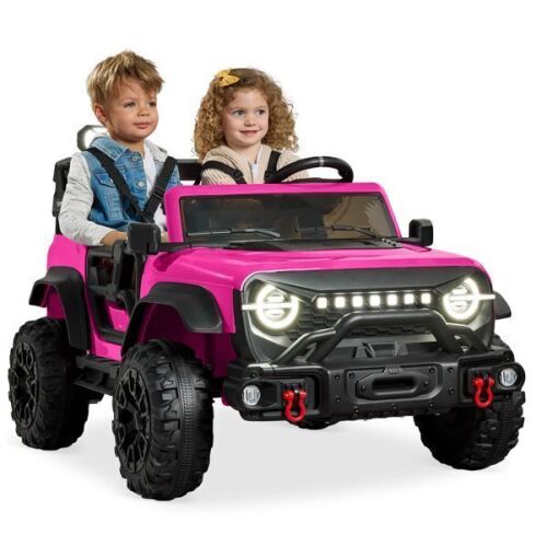 24V 2-Seater Electric Ride-On Car Truck w/ Parent Control, Bluetooth - Lot 82