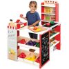 Kids Pretend Play Grocery Store Supermarket Toy Set w/ Accessories - Thumbnail 1