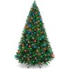 6' Premium Artificial Pre-Lit Pine Christmas Tree w/ 1,000 Tips, 250 Lights - Thumbnail 1
