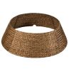 Woven Hyacinth Christmas Holiday Tree Collar - 36in - Thumbnail 1
