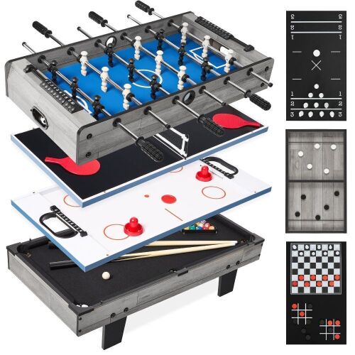 11-in-1 Combo Game Set w/ Ping Pong, Foosball, Air Hockey, 5 Storage Bags - Lot 718