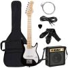 Kids Electric Guitar Beginner Starter Kit w/ 5W Amplifier - 30 in - Thumbnail 1