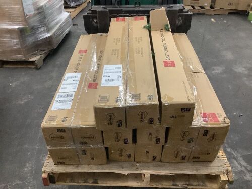 Lot of (15) Pre-lit Mini Spruce Christmas Tree w/ LED Lights - 4ft - Lot 216