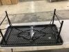 Portable Folding Plastic Dining Table w/ Handle, Lock - 4ft - Thumbnail 6