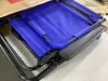Folding Zero Gravity Recliner Patio Lounge Chair w/ Canopy, Side Tray - Thumbnail 1