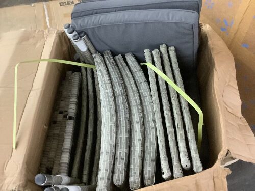 Wicker Patio Dining Chairs, 4 pc - No Hardware - Lot 178