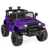 12V Kids Ride-On Truck Car w/ Parent Remote Control, Spring Suspension - Thumbnail 1