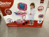 Play Doctor Kit for Kids, Pretend Medical Station Set with Carrying Case, Mobile Cart - Thumbnail 3