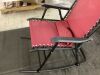Folding Outdoor Zero Gravity Rocking Lounge Chair w/ Headrest Pillow - Thumbnail 3