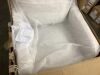 Lazzara Yarrow Beige Textured Fabric Swivel Arm Chair - Thumbnail 4