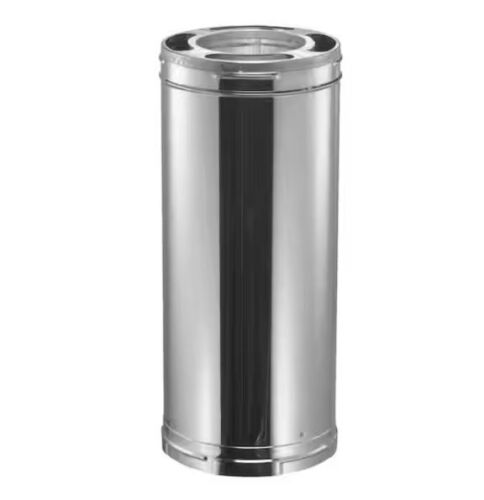 DuraVent DuraPlus All-Fuel Chimney 6in. X 36in. Diameter Chimney Pipe, Stainless Steel - Lot 500BJF