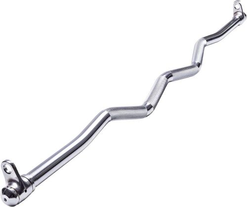 Straight Ez Curl LAT Pull Down Bar with Revolving Double Hook for Dual Pulley Cable Machines - Lot 164