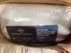 Serta 233 Thread Count White Goose Feather Down Fiber Pillows with Gusseted Supportive King Size Pillows Set of 2 Pack 100% Cotton Hotel Collection Bed Pillow for Side Sleeper - Thumbnail 2